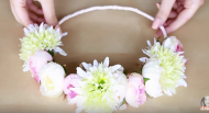 [Vidéo] : Fabriquer sa propre couronne de fleurs 