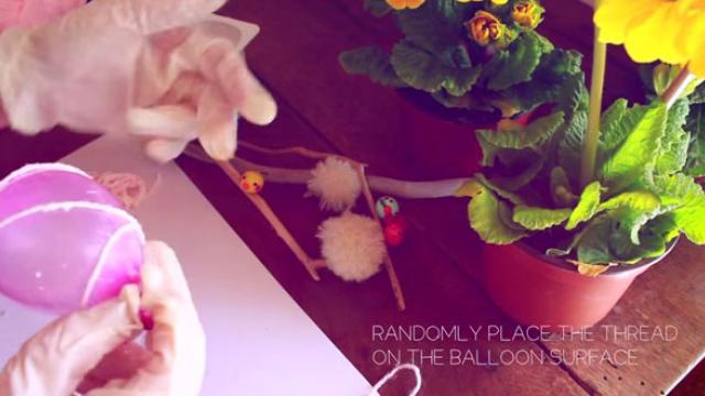 Tuto Vidéo Déco : Fabriquer des oeufs en fil de laine